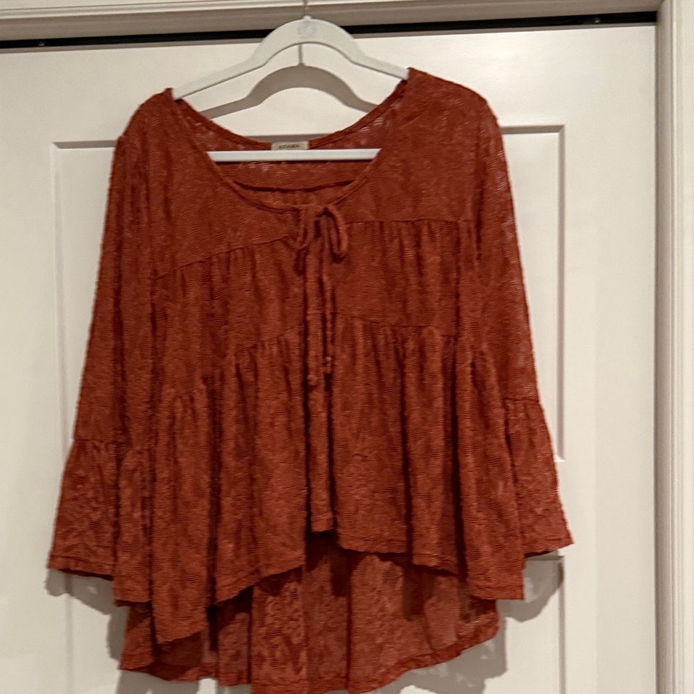 Anama XL Rust Knit Sweater